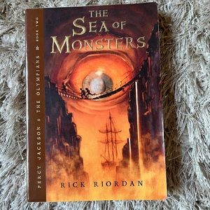 The Sea of Monsters by Rick Riordan Paperback Book